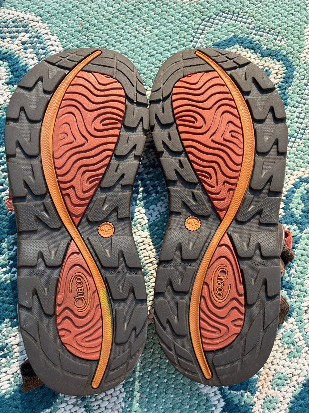 Women’s Chacos in Rust Red - Picture 4 of 15